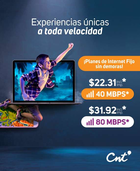 Planes Internet Fibra Óptica Hogares